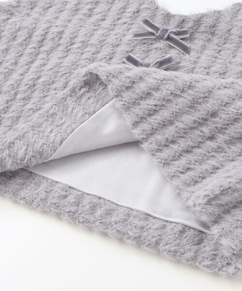 BeBe / べべ Tシャツ | シャギーニットキャミビスチェ+テレコハイネック長袖Tシャツセット(100~150cm) | 詳細17