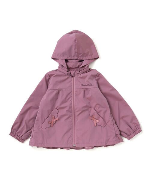 BeBe / べべ ブルゾン | シャイニータフタバックフリルフードブルゾン(90~150cm) | 詳細5