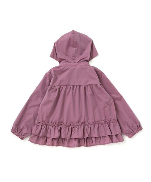 BeBe / べべ ブルゾン | シャイニータフタバックフリルフードブルゾン(90~150cm) | 詳細6