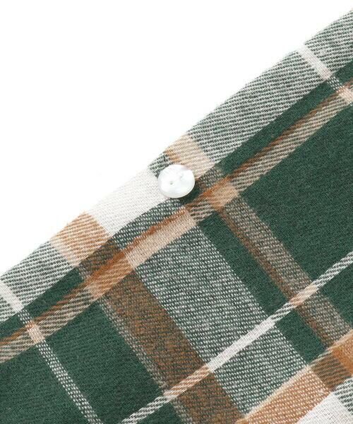 BeBe / べべ シャツ・ブラウス | ネルチェック袖ロールアップ長袖シャツ(100~140cm) | 詳細9