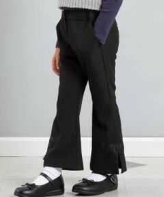 BeBe / べべ チノ・ワークパンツ | リボンスリットダブルクロスロングパンツ(90~160cm)