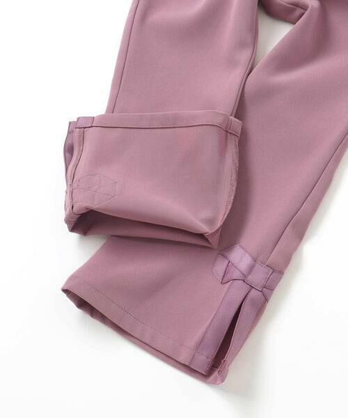 BeBe / べべ チノ・ワークパンツ | リボンスリットダブルクロスロングパンツ(90~160cm) | 詳細12