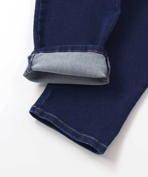 BeBe / べべ デニムパンツ | ストレッチジョグデニムバックステッチロゴロングパンツ(90~160cm) | 詳細11