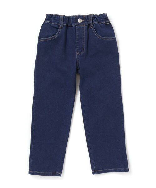 BeBe / べべ デニムパンツ | ストレッチジョグデニムバックステッチロゴロングパンツ(90~160cm) | 詳細5