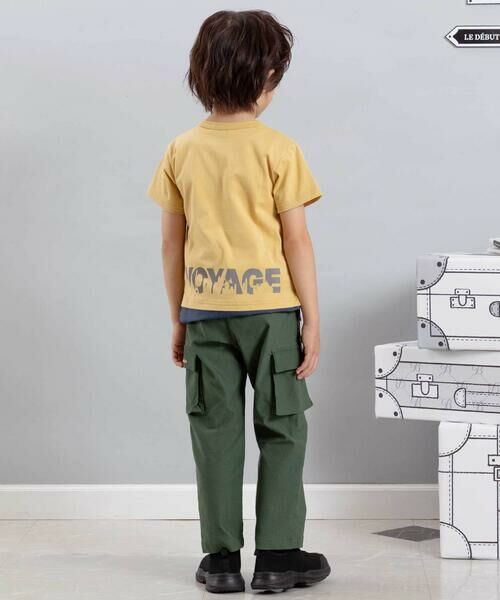 BeBe / べべ カーゴパンツ | ストレッチツイルカーゴロングパンツ(90~150cm) | 詳細3