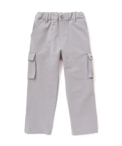 BeBe/べべ ストレッチツイルカーゴロングパンツ(90~150cm) グレー 110cm BeBe/べべ ストレッチツイルカーゴロングパンツ(90~150cm) グレー 110cm