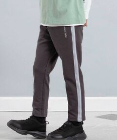 BeBe / べべ チノ・ワークパンツ | ミラノリブサイドラインテーパードロングパンツ(90~150cm)