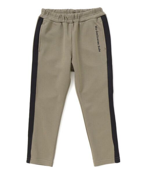 BeBe / べべ チノ・ワークパンツ | ミラノリブサイドラインテーパードロングパンツ(90~150cm) | 詳細6