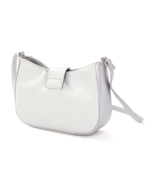 BeBe / べべ ショルダーバッグ | レザー調リボンフラップベルト付きショルダーバッグ | 詳細2