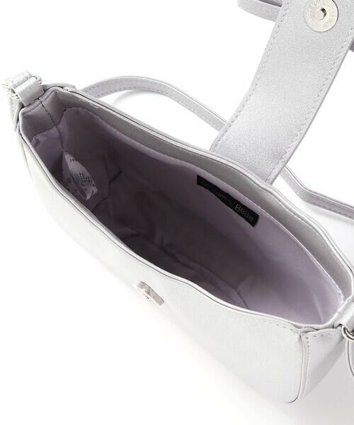 BeBe / べべ ショルダーバッグ | レザー調リボンフラップベルト付きショルダーバッグ | 詳細7