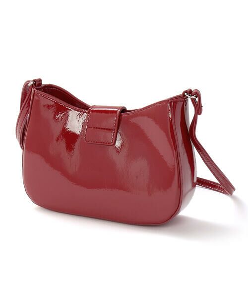 BeBe / べべ ショルダーバッグ | レザー調リボンフラップベルト付きショルダーバッグ | 詳細10