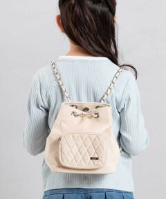 BeBe / べべ ショルダーバッグ | キルティングベロア2wayバケットバッグ