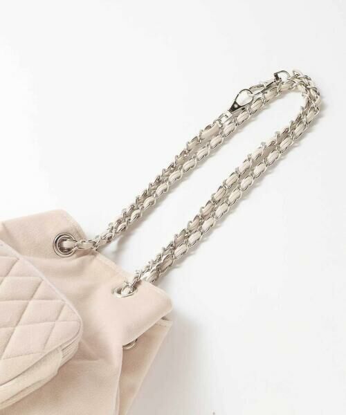 BeBe / べべ ショルダーバッグ | キルティングベロア2wayバケットバッグ | 詳細13