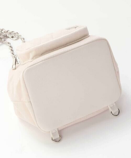 BeBe / べべ ショルダーバッグ | キルティングベロア2wayバケットバッグ | 詳細17