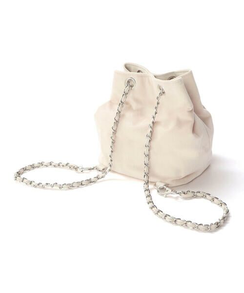 BeBe / べべ ショルダーバッグ | キルティングベロア2wayバケットバッグ | 詳細8