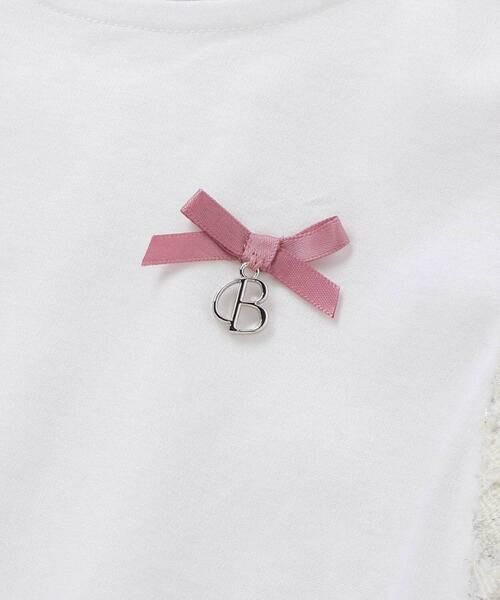 BeBe / べべ Tシャツ | カットツイードバルーンスリーブ半袖Tシャツ(90~150cm) | 詳細10