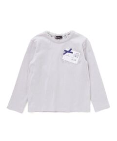 BeBe / べべ Tシャツ | レターモチーフ天竺長袖Tシャツ(100~160cm)