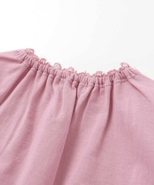 BeBe / べべ Tシャツ | レターモチーフ天竺長袖Tシャツ(100~160cm) | 詳細8