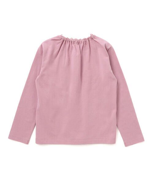 BeBe / べべ Tシャツ | レターモチーフ天竺長袖Tシャツ(100~160cm) | 詳細5