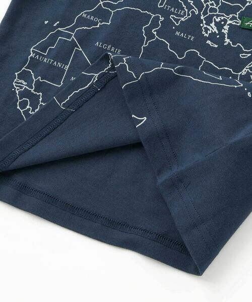 BeBe / べべ Tシャツ | 【抗菌・防臭】MAP&FLAG袖リブ天竺長袖Tシャツ(90~150cm) | 詳細15