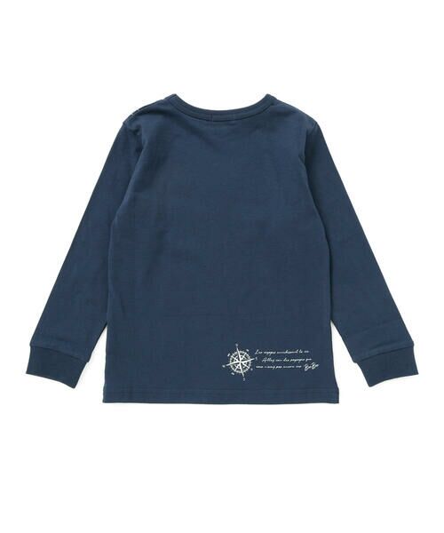 BeBe / べべ Tシャツ | 【抗菌・防臭】MAP&FLAG袖リブ天竺長袖Tシャツ(90~150cm) | 詳細10