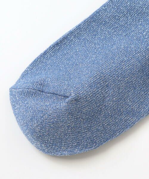 BeBe / べべ ソックス | チャーム付きリボンラメクルーソックス(11~24cm) | 詳細5