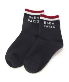 BeBe / べべ ソックス | トリコカラー配色クルーソックス(11~24cm)
