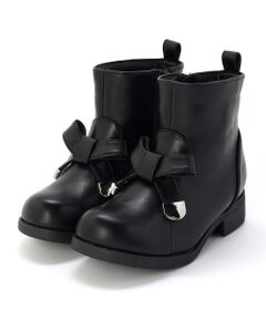 BeBe / べべ ブーツ（ショート丈） | メタルポイントリボンショートブーツ(16~21cm)