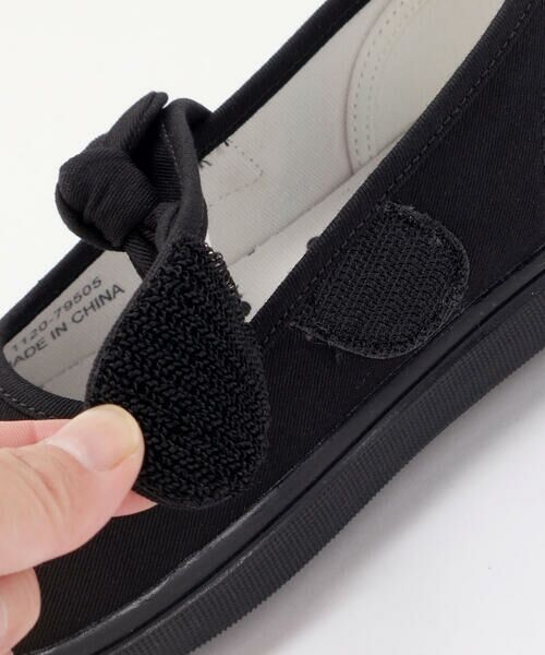 BeBe / べべ スニーカー | リボン付きベルクロストラップシューズ(13~19cm) | 詳細6