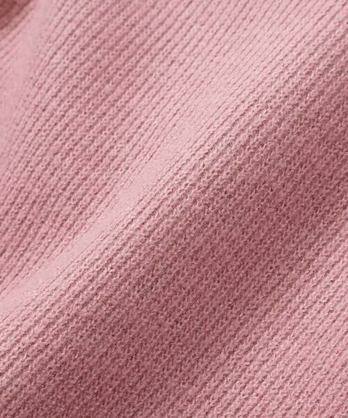 BeBe / べべ ミニ丈・ひざ丈ワンピース | テレコ×ツイル切り替え長袖ワンピース(90~150cm) | 詳細10