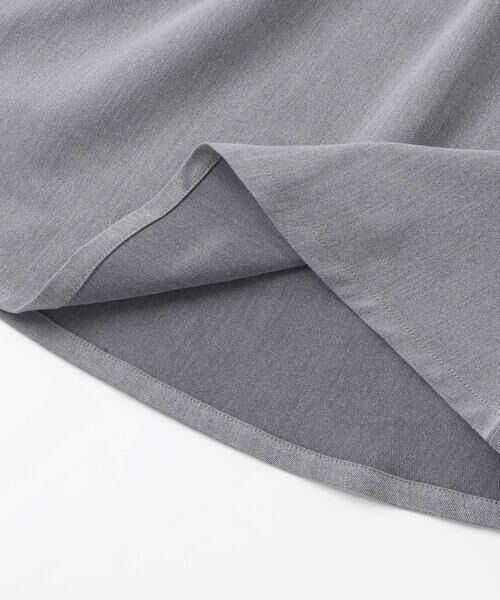 BeBe / べべ ミニ丈・ひざ丈ワンピース | テレコ×ツイル切り替え長袖ワンピース(90~150cm) | 詳細9