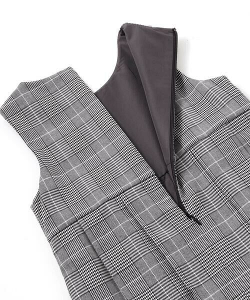 BeBe / べべ ミニ丈・ひざ丈ワンピース | 【お揃い】グレンチェックプリーツジャンパースカート(90~150cm) | 詳細14