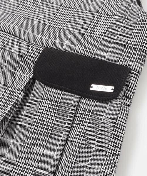 BeBe / べべ ミニ丈・ひざ丈ワンピース | 【お揃い】グレンチェックプリーツジャンパースカート(90~150cm) | 詳細15