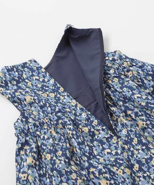 BeBe / べべ ミニ丈・ひざ丈ワンピース | 【お揃い】オンフルールフラワープリントジャンパースカート(80~150cm) | 詳細10