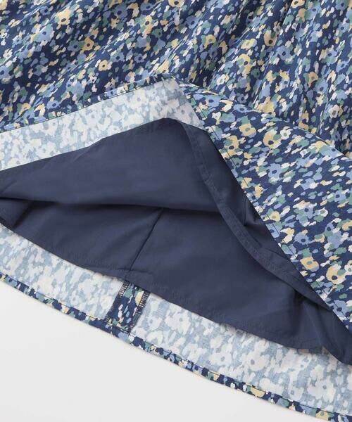 BeBe / べべ ミニ丈・ひざ丈ワンピース | 【お揃い】オンフルールフラワープリントジャンパースカート(80~150cm) | 詳細11