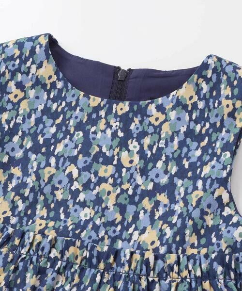 BeBe / べべ ミニ丈・ひざ丈ワンピース | 【お揃い】オンフルールフラワープリントジャンパースカート(80~150cm) | 詳細6