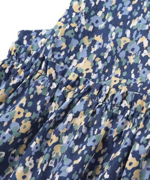 BeBe / べべ ミニ丈・ひざ丈ワンピース | 【お揃い】オンフルールフラワープリントジャンパースカート(80~150cm) | 詳細8