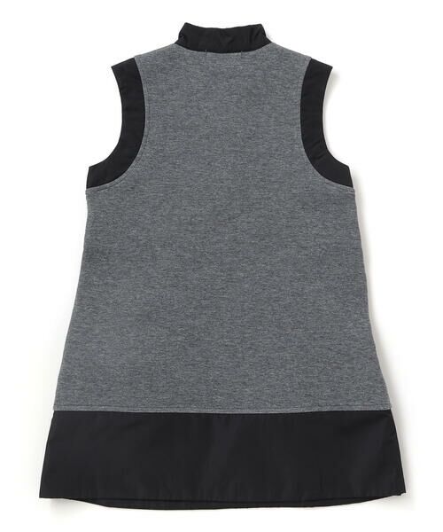 BeBe / べべ ミニ丈・ひざ丈ワンピース | ポンチタフタ切り替えサークルポケットジャンパースカート(90~150cm) | 詳細6