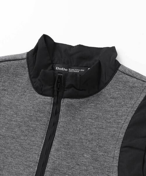 BeBe / べべ ミニ丈・ひざ丈ワンピース | ポンチタフタ切り替えサークルポケットジャンパースカート(90~150cm) | 詳細7