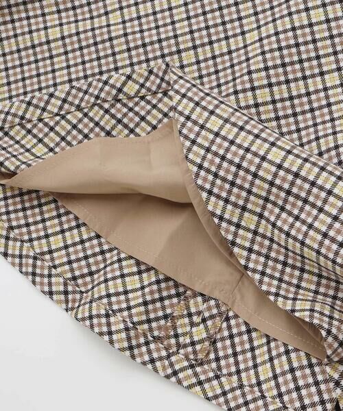 BeBe / べべ ミニ丈・ひざ丈ワンピース | 【お揃い】TRチェックパイピングベルトジャンパースカート(100~150cm) | 詳細13