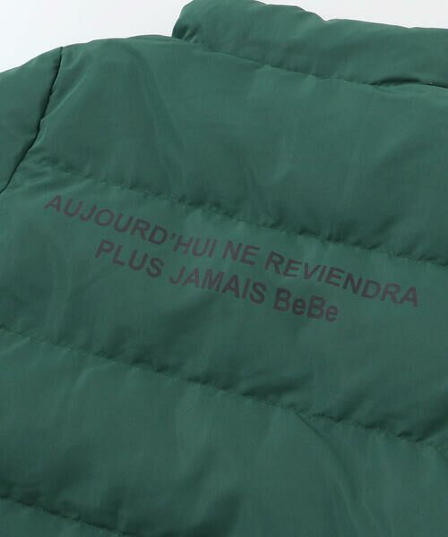 BeBe / べべ ブルゾン | 【撥水】リップストップ×タフタリバーシブル中綿ブルゾン(90~150cm) | 詳細14