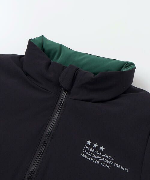 BeBe / べべ ブルゾン | 【撥水】リップストップ×タフタリバーシブル中綿ブルゾン(90~150cm) | 詳細4
