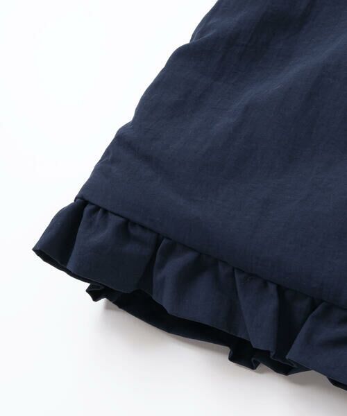 BeBe / べべ ブルゾン | 【撥水加工】ヴィンテージタフタ裏ファー裾フリルフードブルゾン(80~150cm) | 詳細12