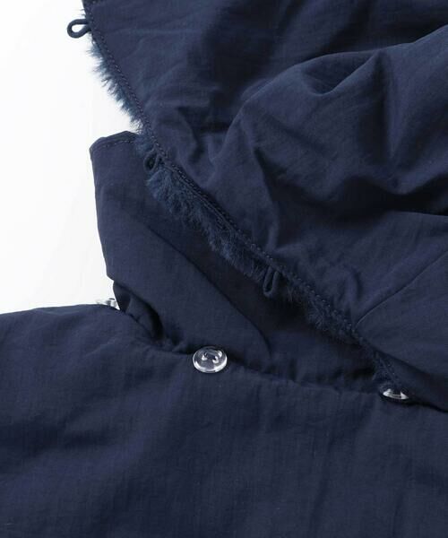 BeBe / べべ ブルゾン | 【撥水加工】ヴィンテージタフタ裏ファー裾フリルフードブルゾン(80~150cm) | 詳細5