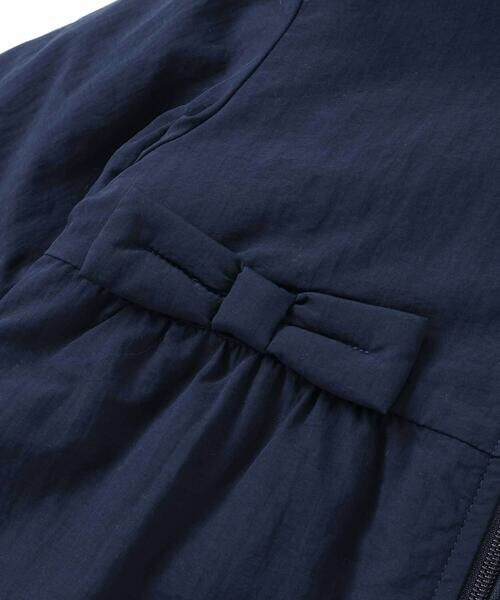 BeBe / べべ ブルゾン | 【撥水加工】ヴィンテージタフタ裏ファー裾フリルフードブルゾン(80~150cm) | 詳細6