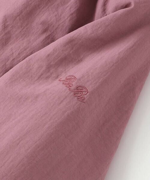 BeBe / べべ ブルゾン | 【撥水加工】ヴィンテージタフタ裏ファー裾フリルフードブルゾン(80~150cm) | 詳細15