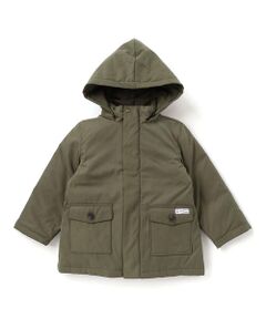 BeBe / べべ ミリタリージャケット・コート | 【撥水加工】ボアライナーベスト付きナイロン中綿3wayコート(90~150cm)