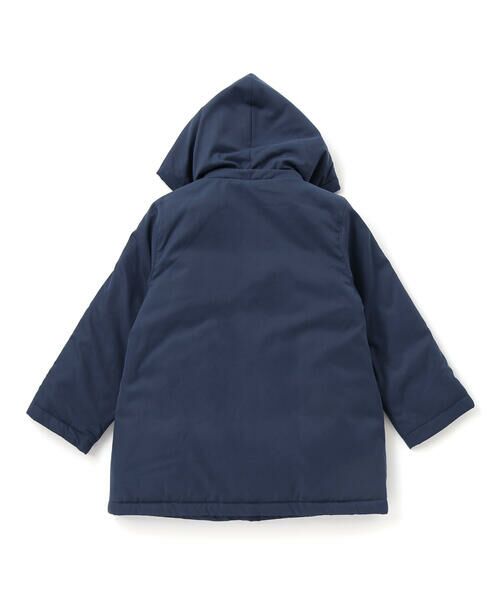 BeBe / べべ ミリタリージャケット・コート | 【撥水加工】ボアライナーベスト付きナイロン中綿3wayコート(90~150cm) | 詳細1