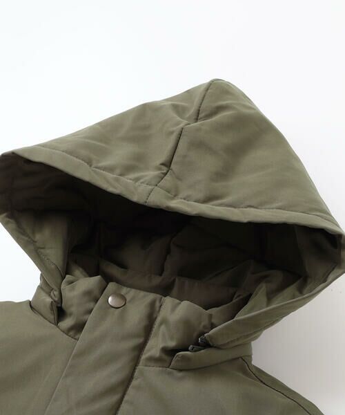 BeBe / べべ ミリタリージャケット・コート | 【撥水加工】ボアライナーベスト付きナイロン中綿3wayコート(90~150cm) | 詳細11