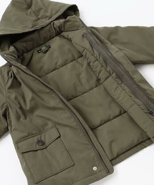 BeBe / べべ ミリタリージャケット・コート | 【撥水加工】ボアライナーベスト付きナイロン中綿3wayコート(90~150cm) | 詳細17